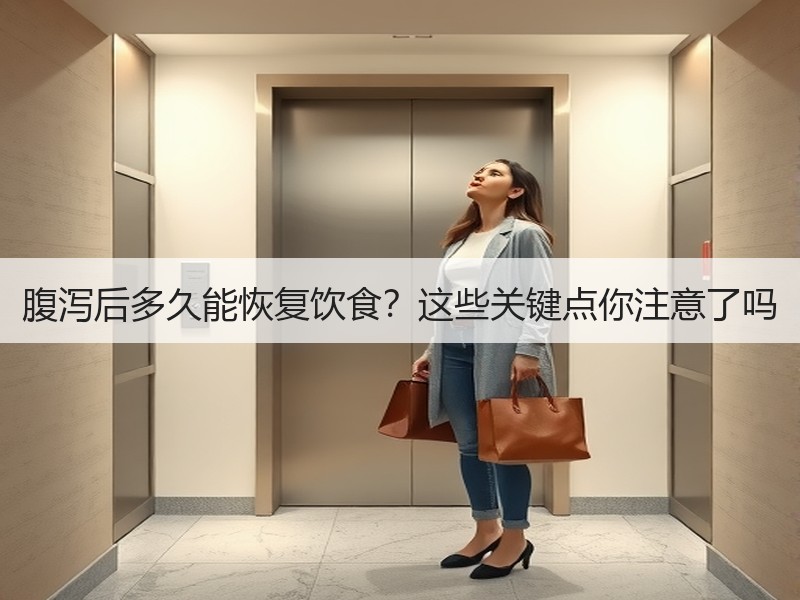 腹泻后多久能恢复饮食？这些关键点你注意了吗