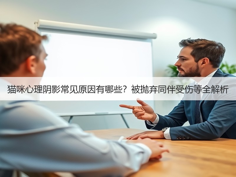 猫咪心理阴影常见原因有哪些？被抛弃同伴受伤等全解析