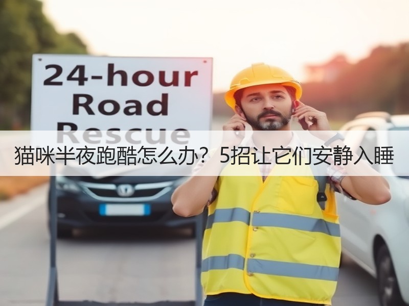 猫咪半夜跑酷怎么办？5招让它们安静入睡