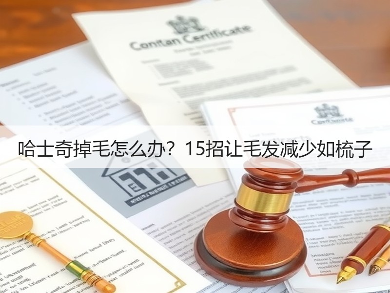 哈士奇掉毛怎么办？15招让毛发减少如梳子