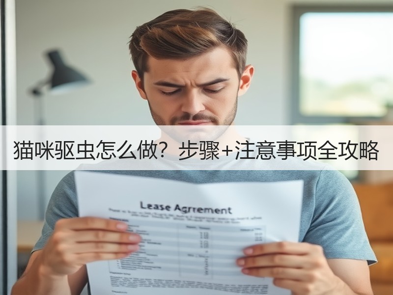 猫咪驱虫怎么做？步骤+注意事项全攻略