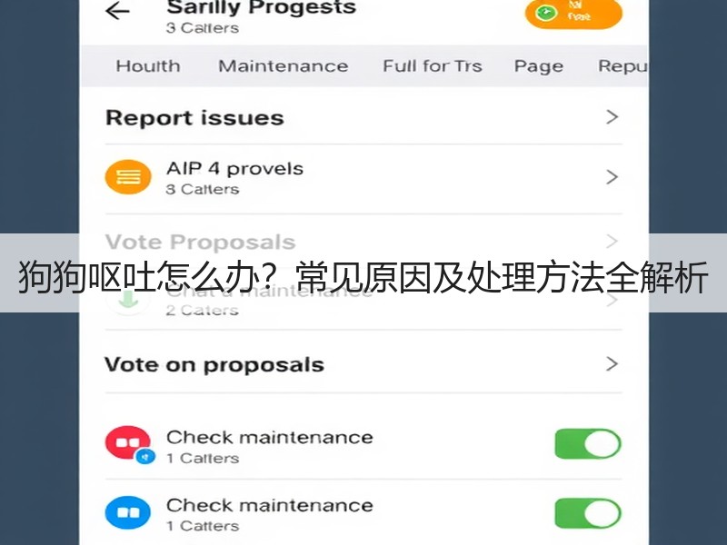 狗狗呕吐怎么办？常见原因及处理方法全解析